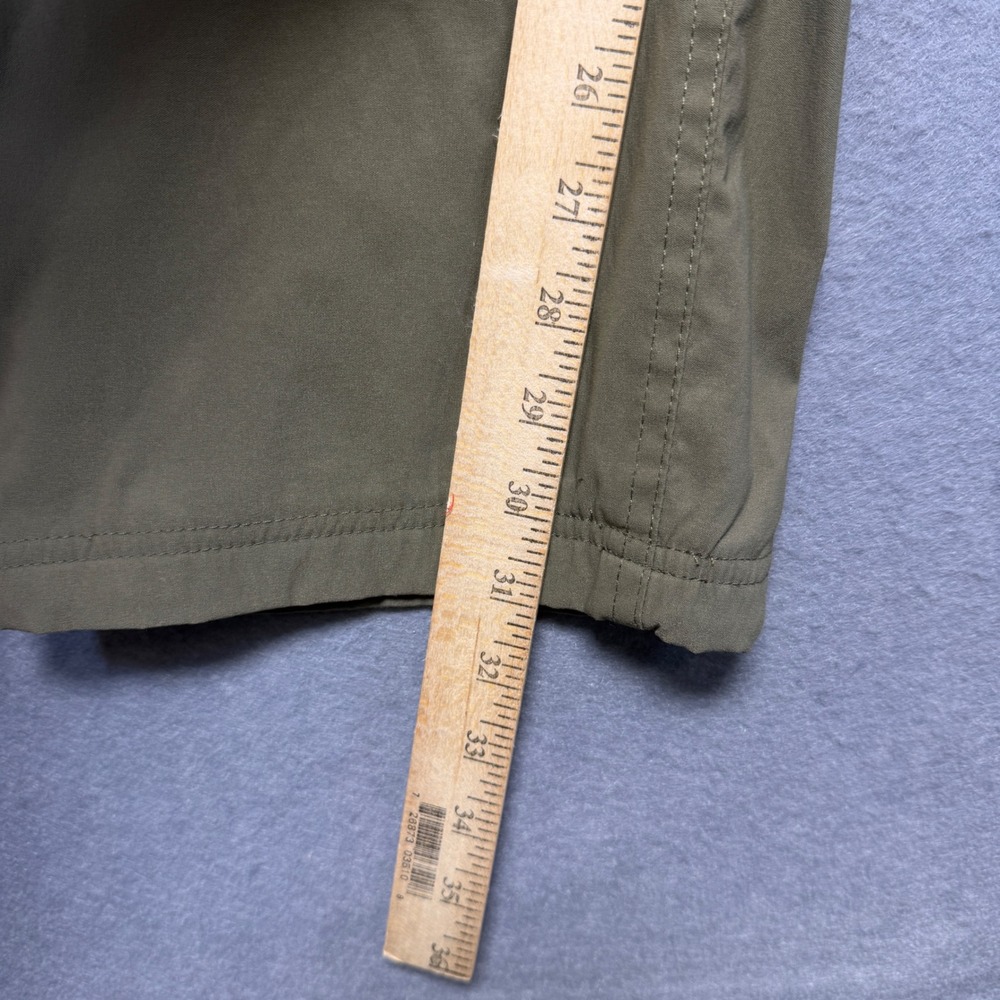 Eddie Bauer Womens Olive Green Fleece Lined Hiking Cargo Pant Size Large Stretch - Picture 6 of 8